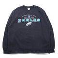 Lee SPORT 90年代 NFL プリント スウェット 2XL ブラック コットン 裏起毛 PHILADELPHIA EAGLES