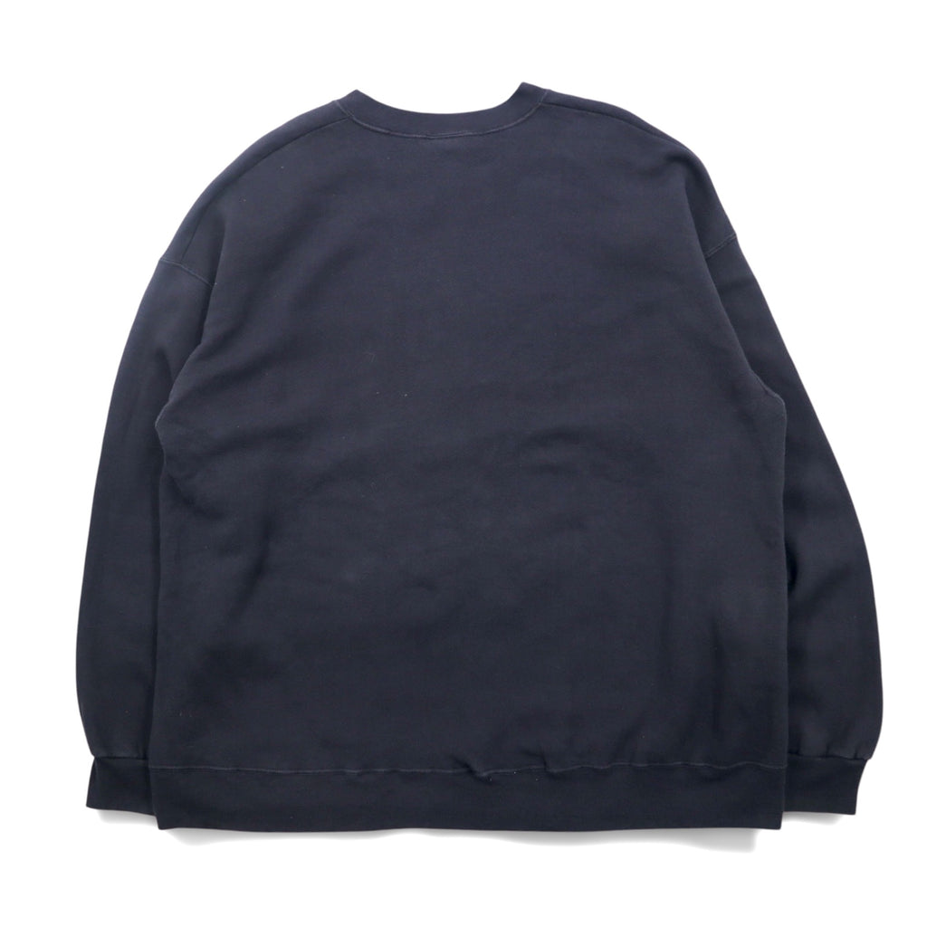 Lee SPORT 90年代 NFL プリント スウェット 2XL ブラック コットン 裏起毛 PHILADELPHIA EAGLES