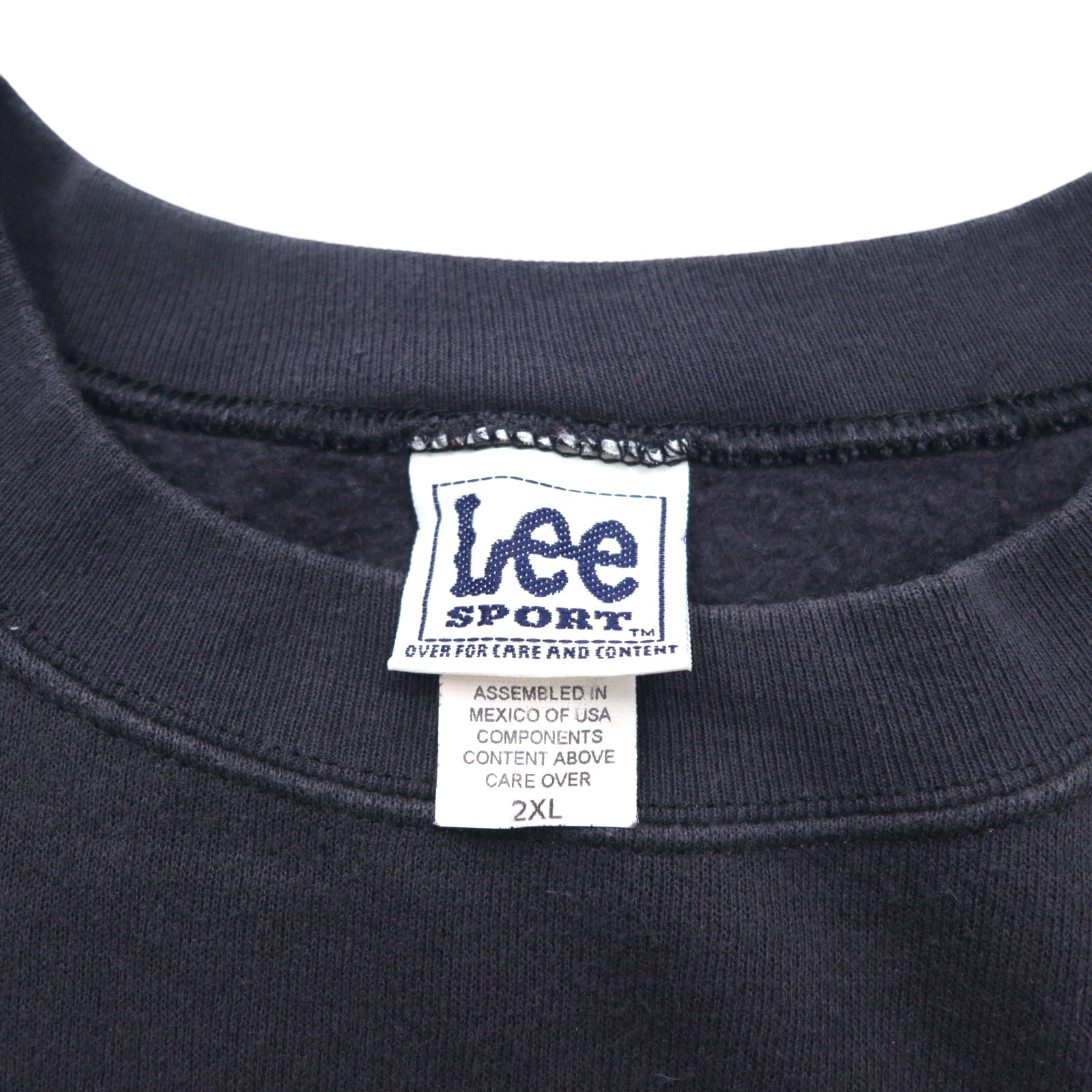Lee SPORT 90年代 NFL プリント スウェット 2XL ブラック コットン 裏起毛 PHILADELPHIA EAGLES
