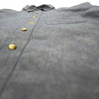 L.L.Bean 00年代 シャンブレー ボタンダウン シャツ L ブルー コットン DUG3