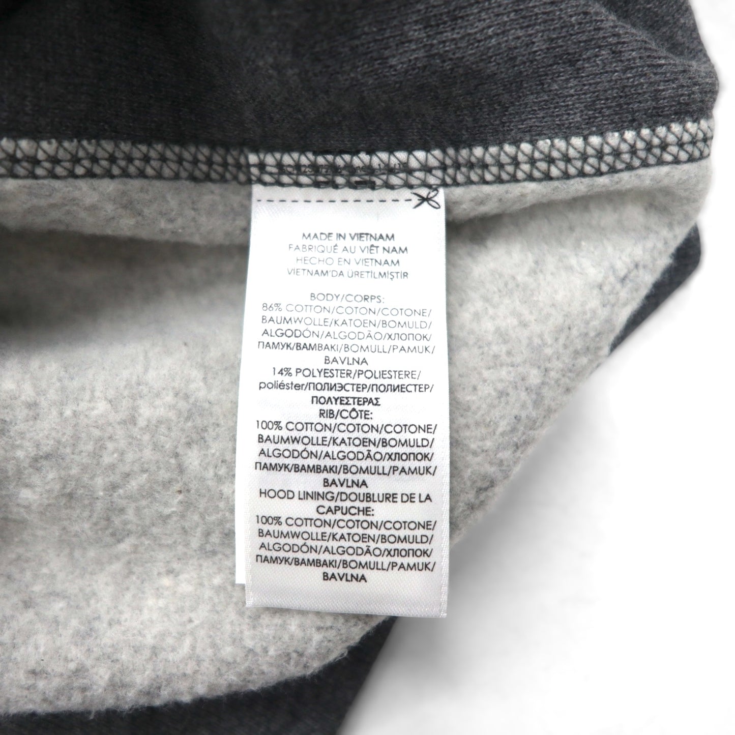 Polo Ralph Lauren リバースウィーブ フルジップパーカー L グレー コットン スモールポニー刺繍