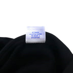 Champion Pullover Sweatshirt Hoodie M Black Cotton Big Logo C3-R101