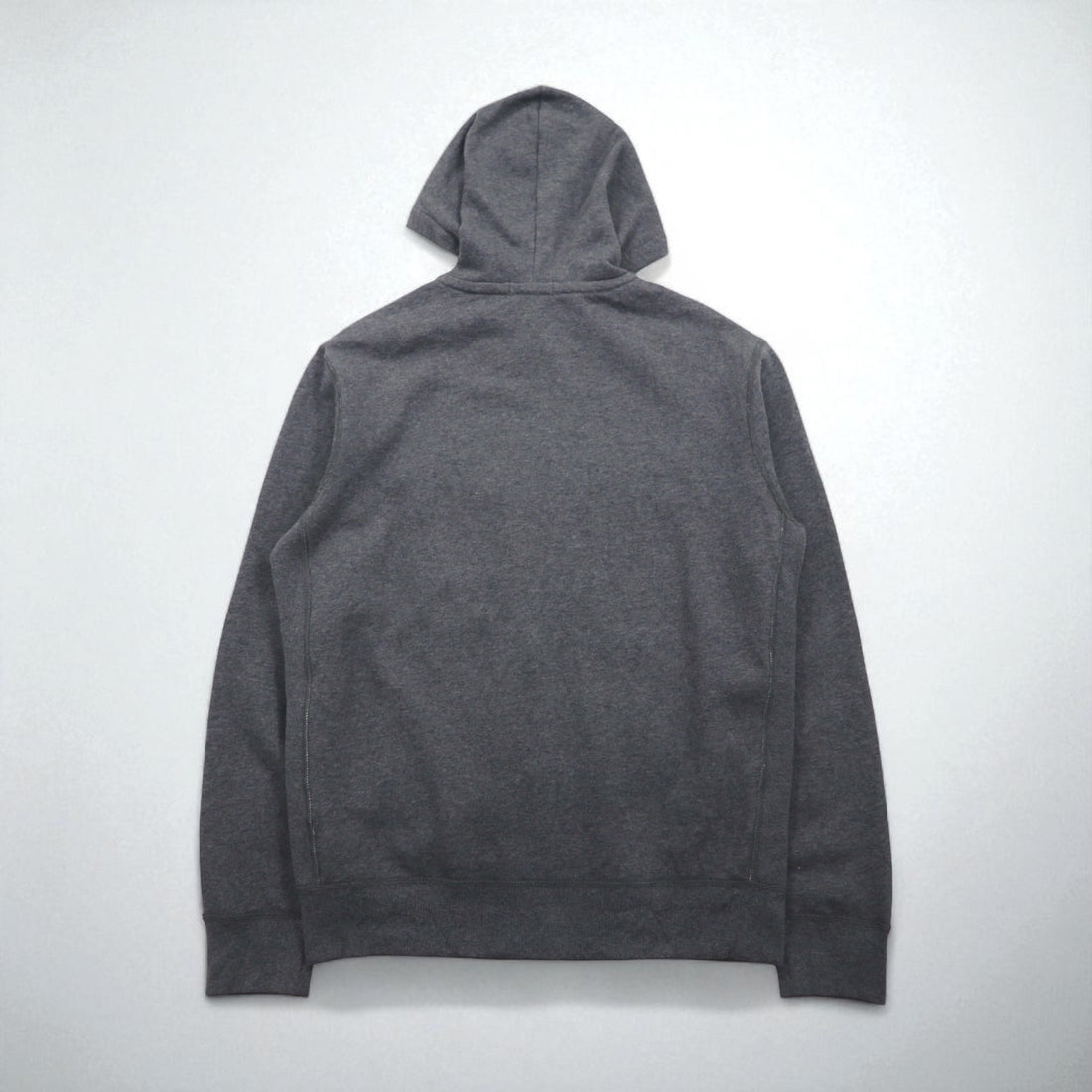 Polo Ralph Lauren Reverse Weave Full-Zip Hoodie, Gray, Cotton, Large, with Small Pony Embroidery