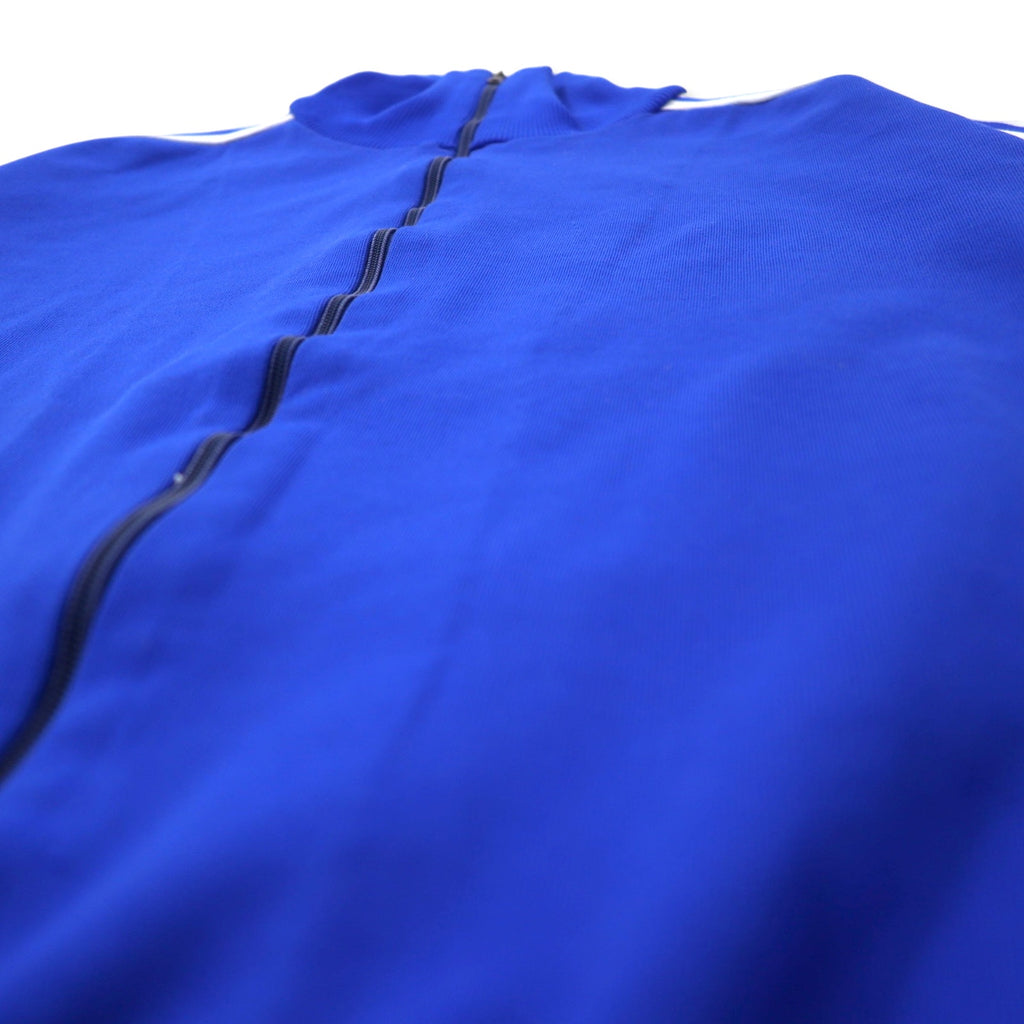 adidas 旧ユーゴスラビア製 70年代 トラックジャケット ジャージ 5 ブルー ポリエステル 3ストライプス