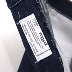 RUSTLER (Wrangler) 90s Rigid Flare Denim Jeans, Size L, Indigo, Bootcut, 87620NV