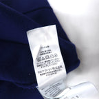 POLO RALPH LAUREN Half-Zip Sweatshirt L Blue Cotton ESTATE RIB Small Pony Embroidery
