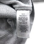 Polo Ralph Lauren Big Pony Embroidery Pullover Hoodie M Gray Cotton Kangaroo Pocket