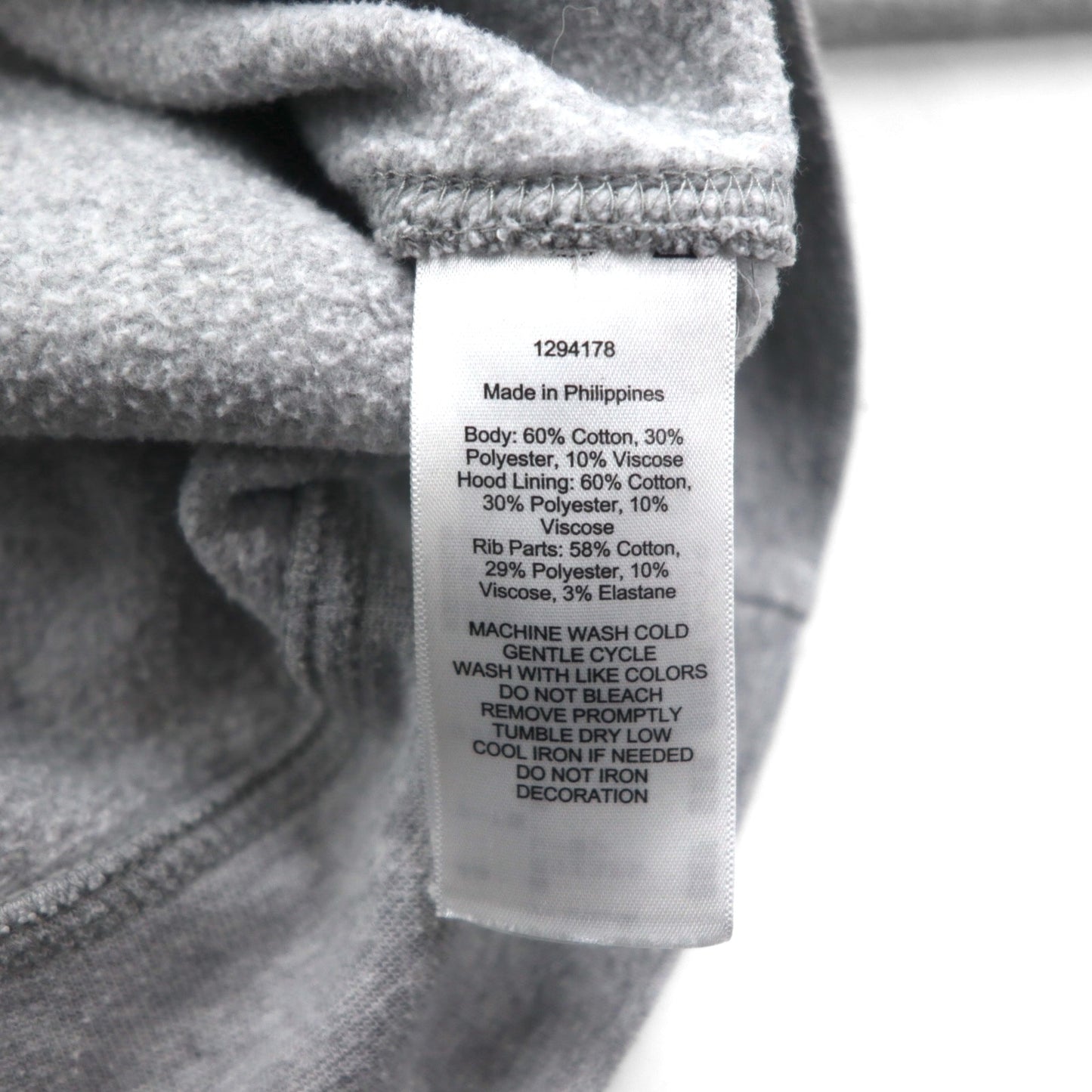 Polo Ralph Lauren ビッグポニー 刺繍 プルオーバー パーカー M グレー コットン カンガルーポケット