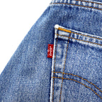 Levi's Euro Levi's 501 Denim Pants Size 32 Blue Cotton Button Back 247 Button Fly 501-0114 Made in Türkiye