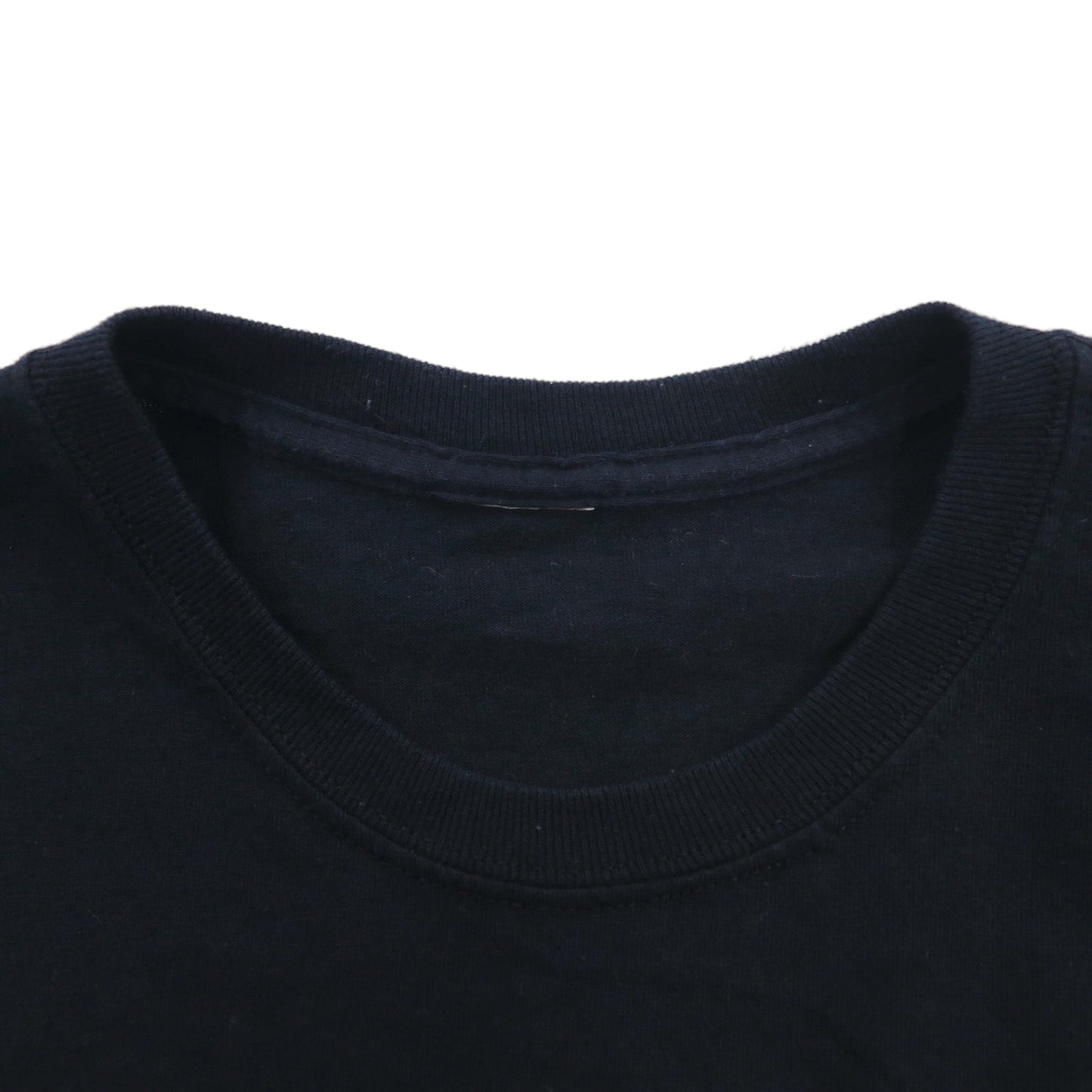 HARLEY DAVIDSON Double-sided Print T-shirt L Black Cotton FOUR RIVERS