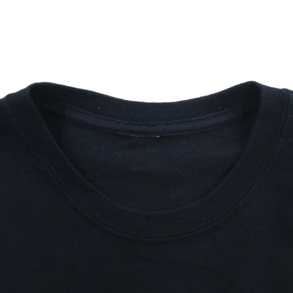 HARLEY DAVIDSON Double-sided Print T-shirt L Black Cotton FOUR RIVERS