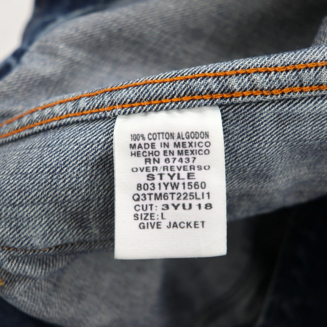 POLO JEANS ( RALPH LAUREN ) 90年代 デニムジャケット Gジャン L インディゴ GIVE JAKET 3YU18