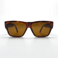 Gianni Versace Square Wellington Sunglasses in Tortoiseshell Medusa MOD.372/DM, Made in Italy