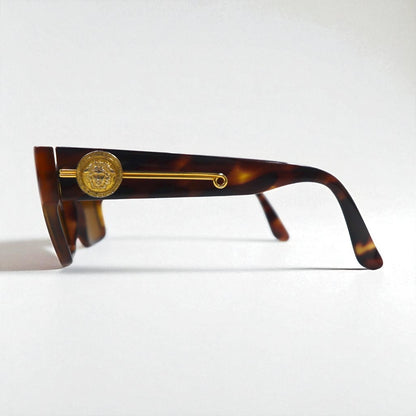 Gianni Versace スクエア ウェリントン サングラス ベッコウ メデューサ MOD.372/DM イタリア製