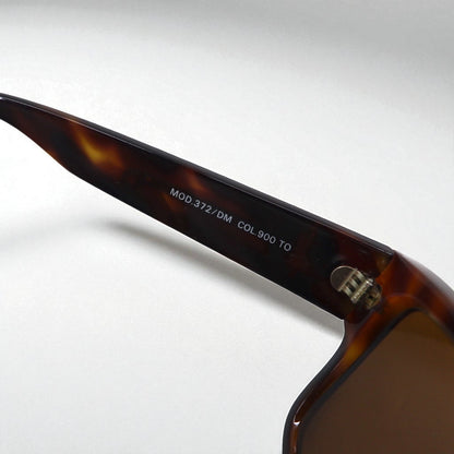 Gianni Versace スクエア ウェリントン サングラス ベッコウ メデューサ MOD.372/DM イタリア製