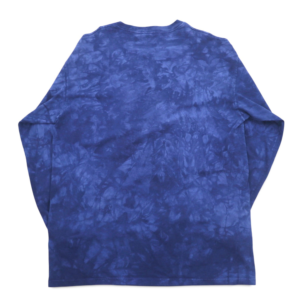 THE MOUNTAIN ロングスリーブTシャツ ロンT XXL ネイビー USA タイダイ 星条旗 イーグル メキシコ製