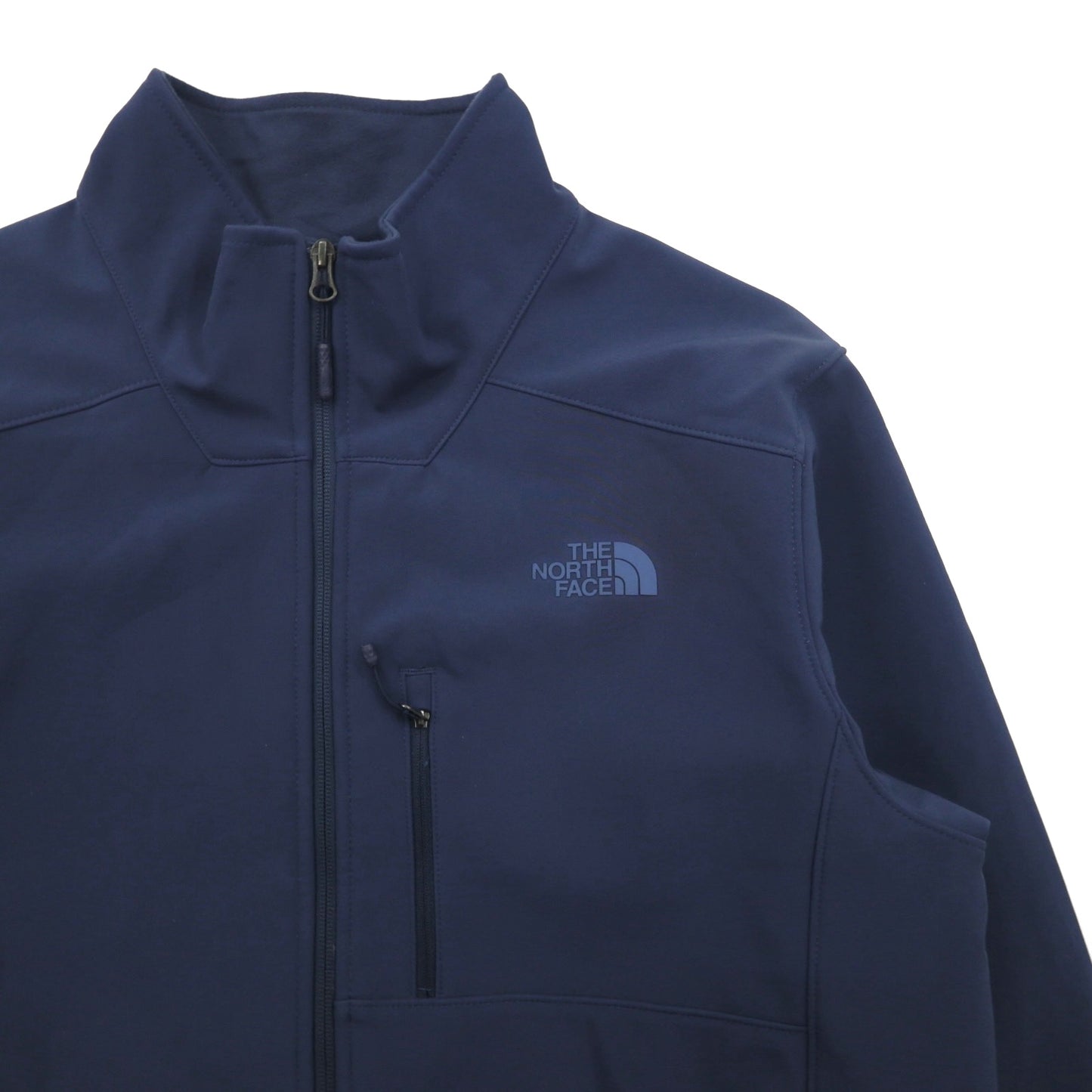 THE NORTH FACE ソフトシェルジャケット APEX BIONIC2 フリースジャケット L ネイビー ドローコード WINDWALL A2RE7U6R US規格