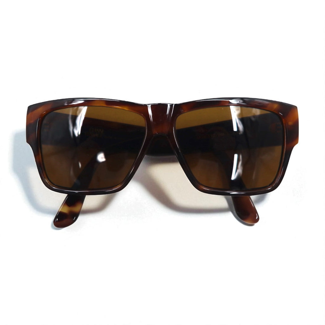 Gianni Versace Square Wellington Sunglasses in Tortoiseshell Medusa MOD.372/DM, Made in Italy