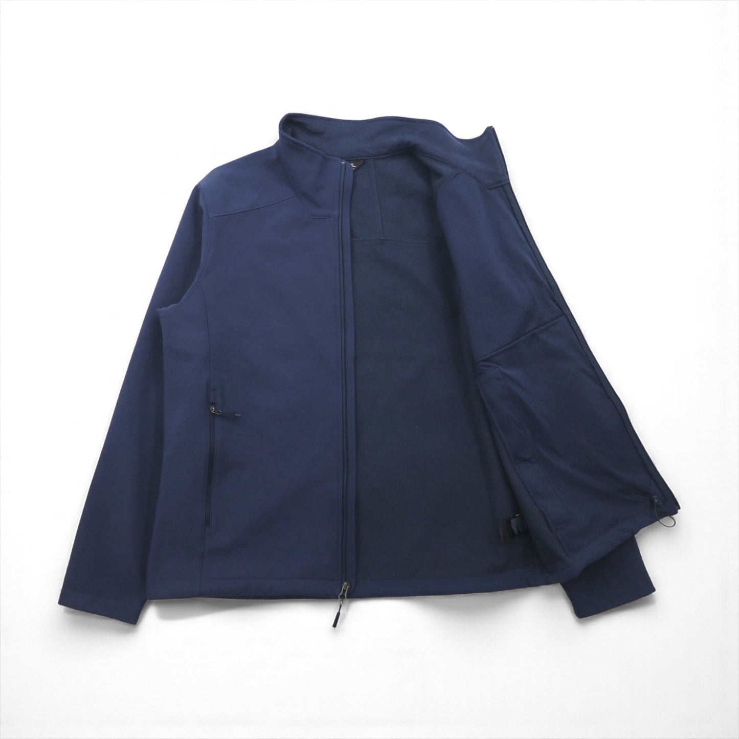 THE NORTH FACE ソフトシェルジャケット APEX BIONIC2 フリースジャケット L ネイビー ドローコード WINDWALL A2RE7U6R US規格