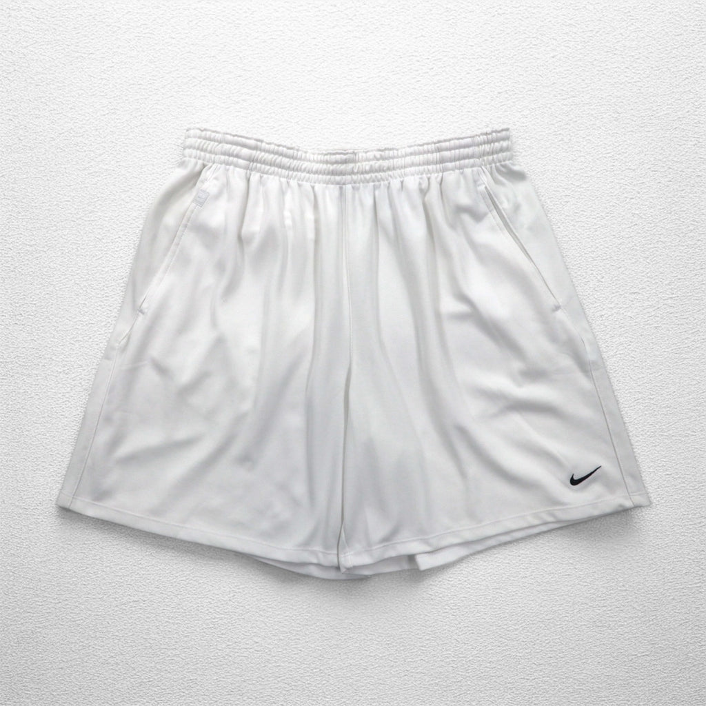 NIKE ドライフィット ショートパンツ ハーフパンツ L ホワイト スウォッシュ ゲームパンツ