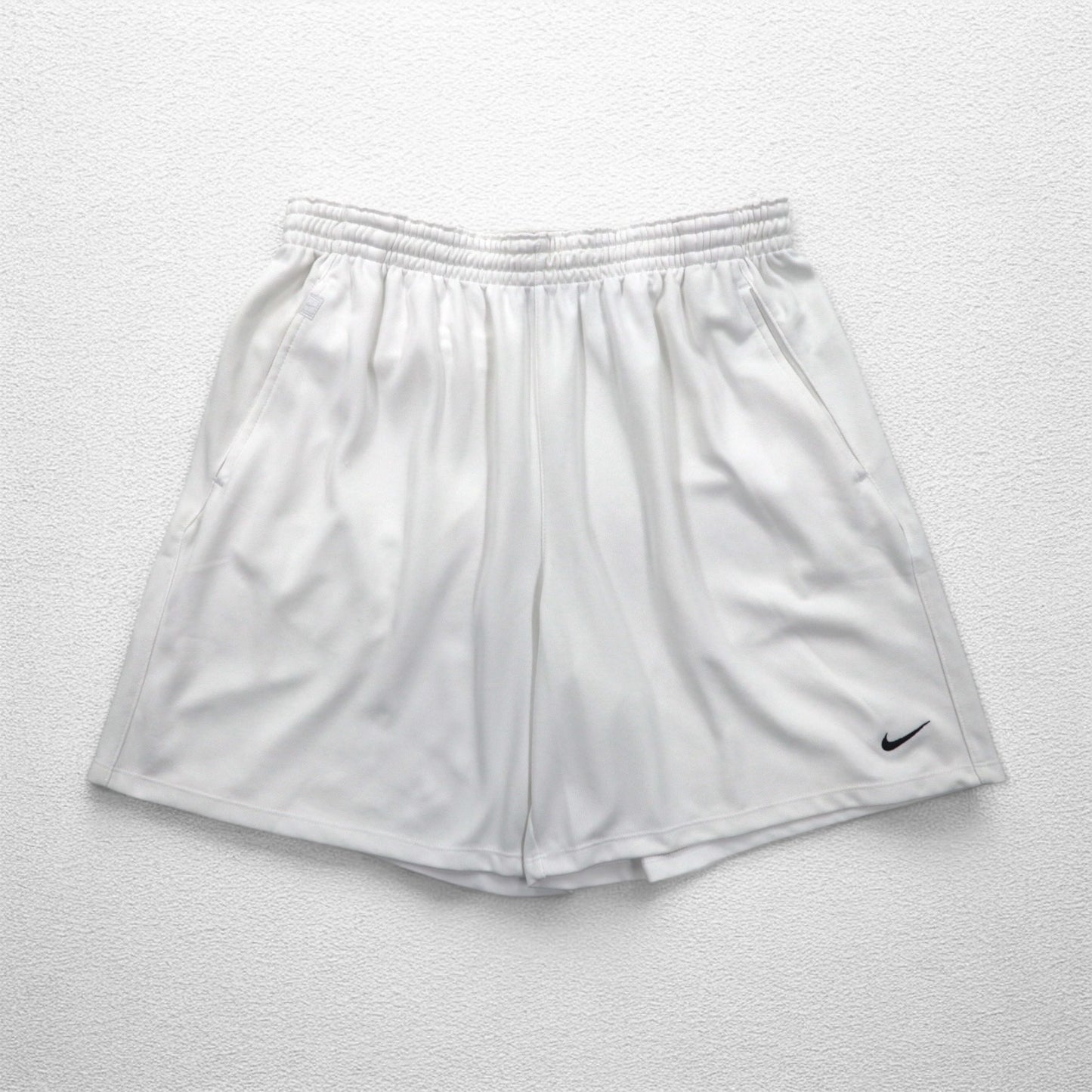 NIKE ドライフィット ショートパンツ ハーフパンツ L ホワイト スウォッシュ ゲームパンツ