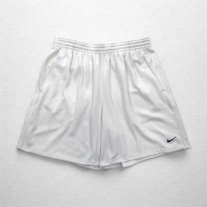 NIKE ドライフィット ショートパンツ ハーフパンツ L ホワイト スウォッシュ ゲームパンツ