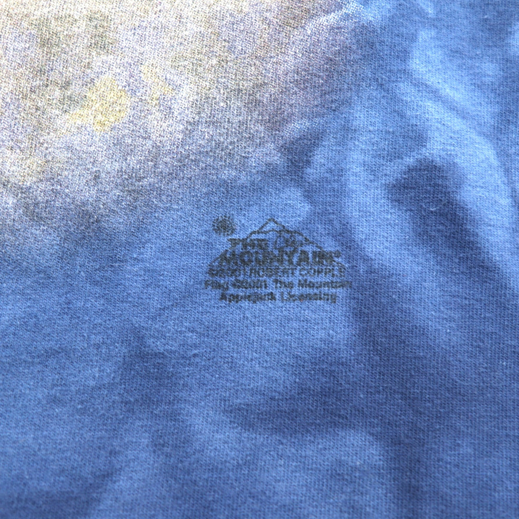THE MOUNTAIN ロングスリーブTシャツ ロンT XXL ネイビー USA タイダイ 星条旗 イーグル メキシコ製