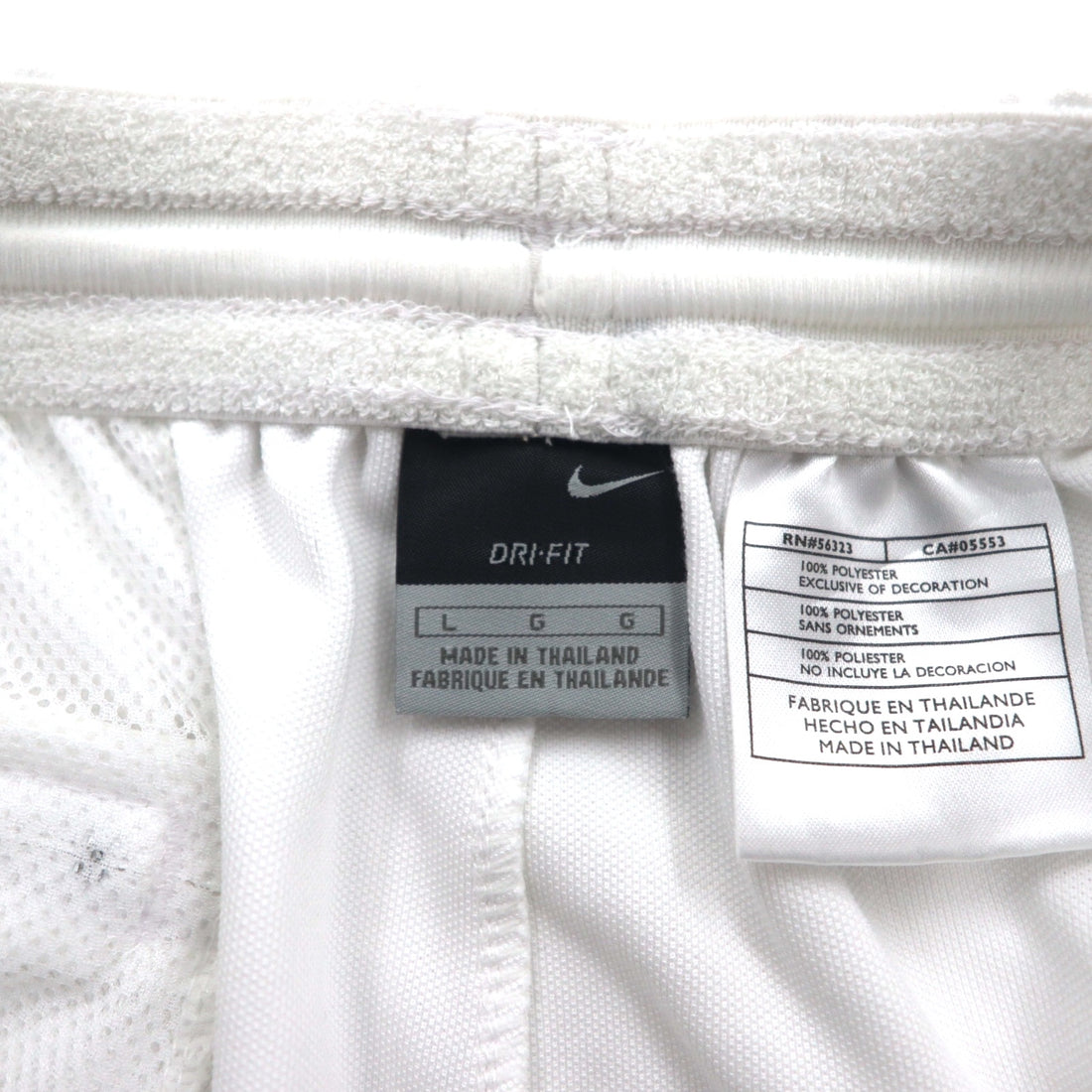 NIKE ドライフィット ショートパンツ ハーフパンツ L ホワイト スウォッシュ ゲームパンツ