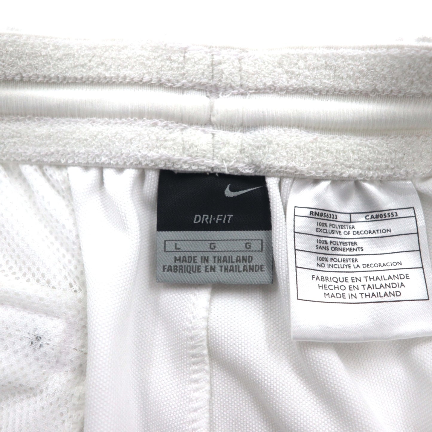 NIKE ドライフィット ショートパンツ ハーフパンツ L ホワイト スウォッシュ ゲームパンツ