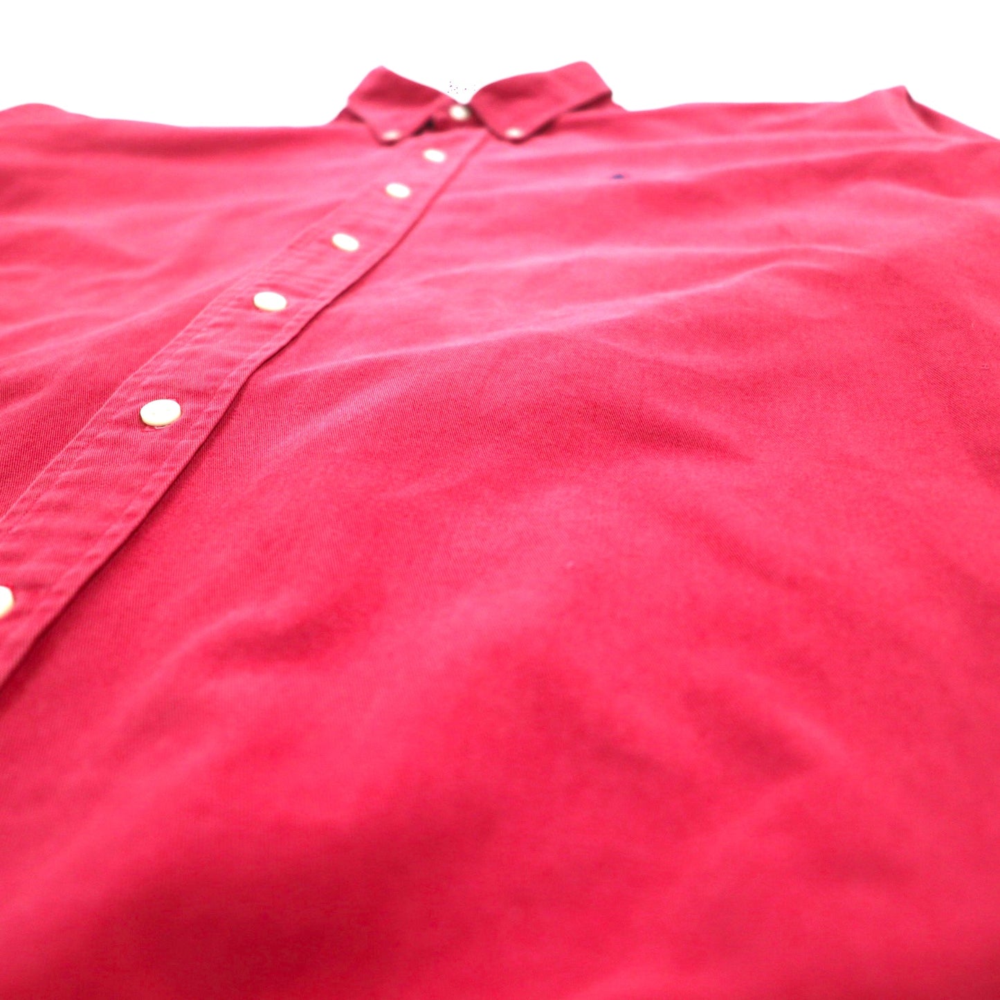 RALPH LAUREN 90年代 ボタンダウンシャツ XL レッド コットン BLAKE スモールポニー刺繍
