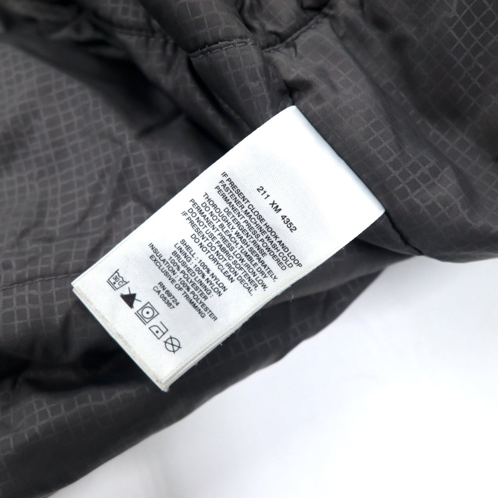 Columbia Padding Jacket XXL Grey Nylon Waterproof Padded Hood Retractable Big Size XM4352