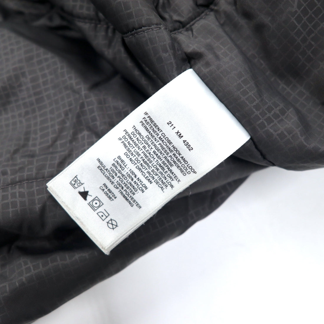 Columbia Padding Jacket XXL Grey Nylon Waterproof Padded Hood Retractable Big Size XM4352