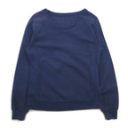 Champion Reverse Weave College Sweatshirt M Navy DE SALES UNIVERSITY Arch Logo Front V