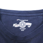 Champion Reverse Weave College Sweatshirt M Navy DE SALES UNIVERSITY Arch Logo Front V