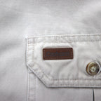 carhartt ワーク シャツ L ベージュ コットン キャンバス 胸ポケット S113STN