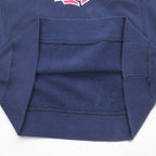 Champion Reverse Weave College Sweatshirt M Navy DE SALES UNIVERSITY Arch Logo Front V