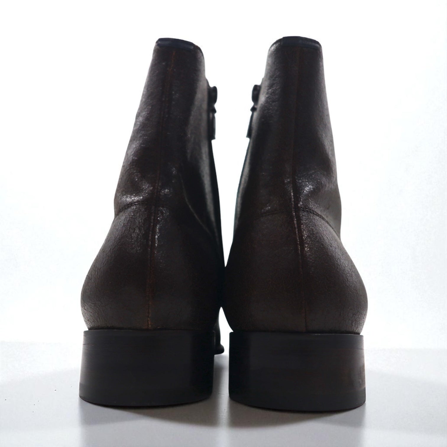 山野草　ウラシルケンス　47本 発送困難です引き取り限定 KENZO Made in Japan Leather Side Zip Boots, US8.5, Cracked