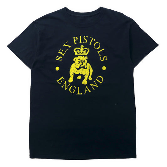 SEX PISTOLS セックスピストルズ バンドTシャツ XL ブラック コットン ENGLAND ブルドッグ