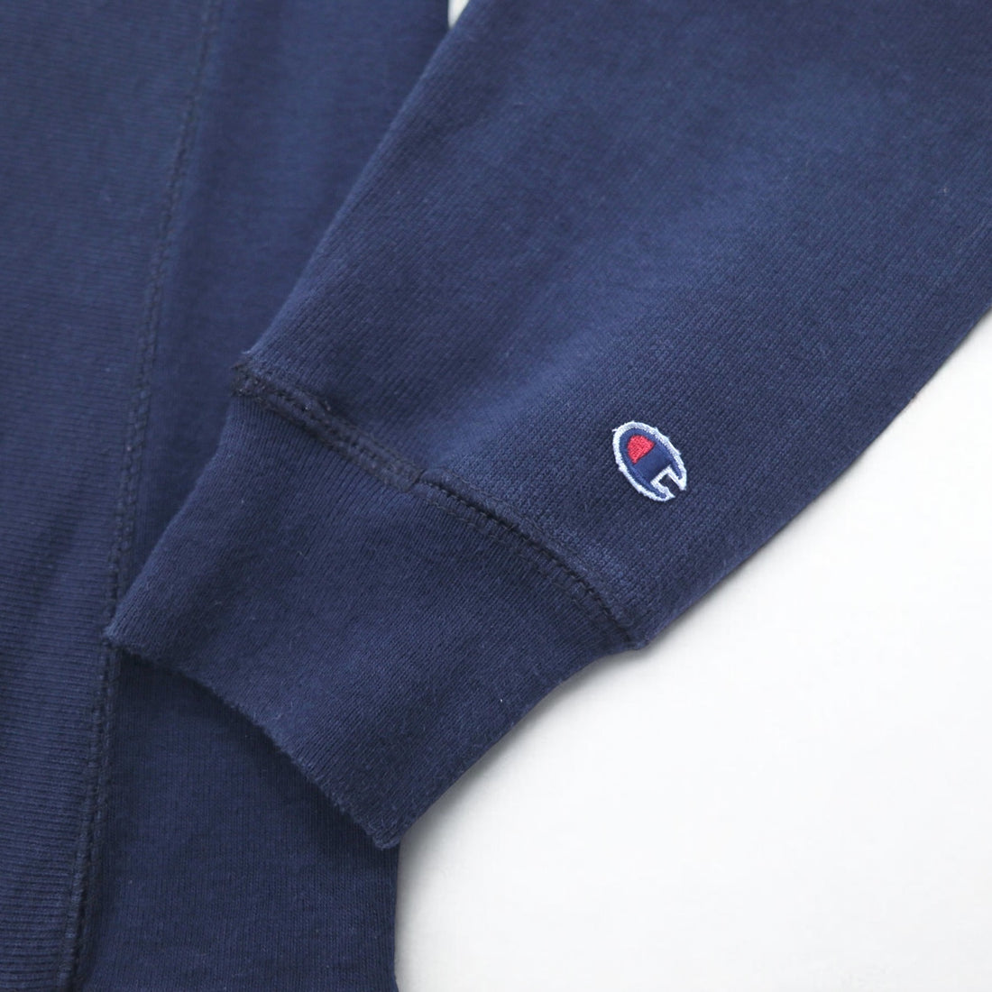Champion Reverse Weave College Sweatshirt M Navy DE SALES UNIVERSITY Arch Logo Front V