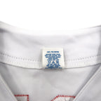 RUSSELL ATHLETICS 90s MLB Baseball Shirt L White Polyester Braves Numbering