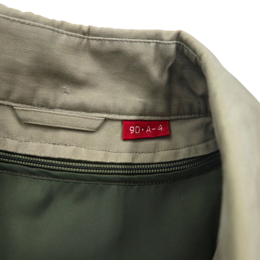 D'URBAN 80s Balmacaan Trench Coat M Beige Removable Liner Belt Included Made in Japan