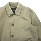 D'URBAN 80s Balmacaan Trench Coat M Beige Removable Liner Belt Included Made in Japan