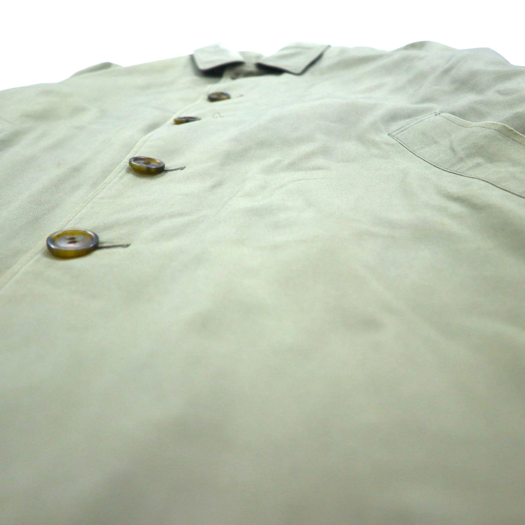 D'URBAN 80s Balmacaan Trench Coat M Beige Removable Liner Belt Included Made in Japan