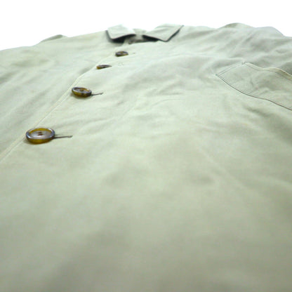 D'URBAN 80年代 ステンカラーコート トレンチコート M ベージュ ライナー着脱式 ベルト付き 日本製