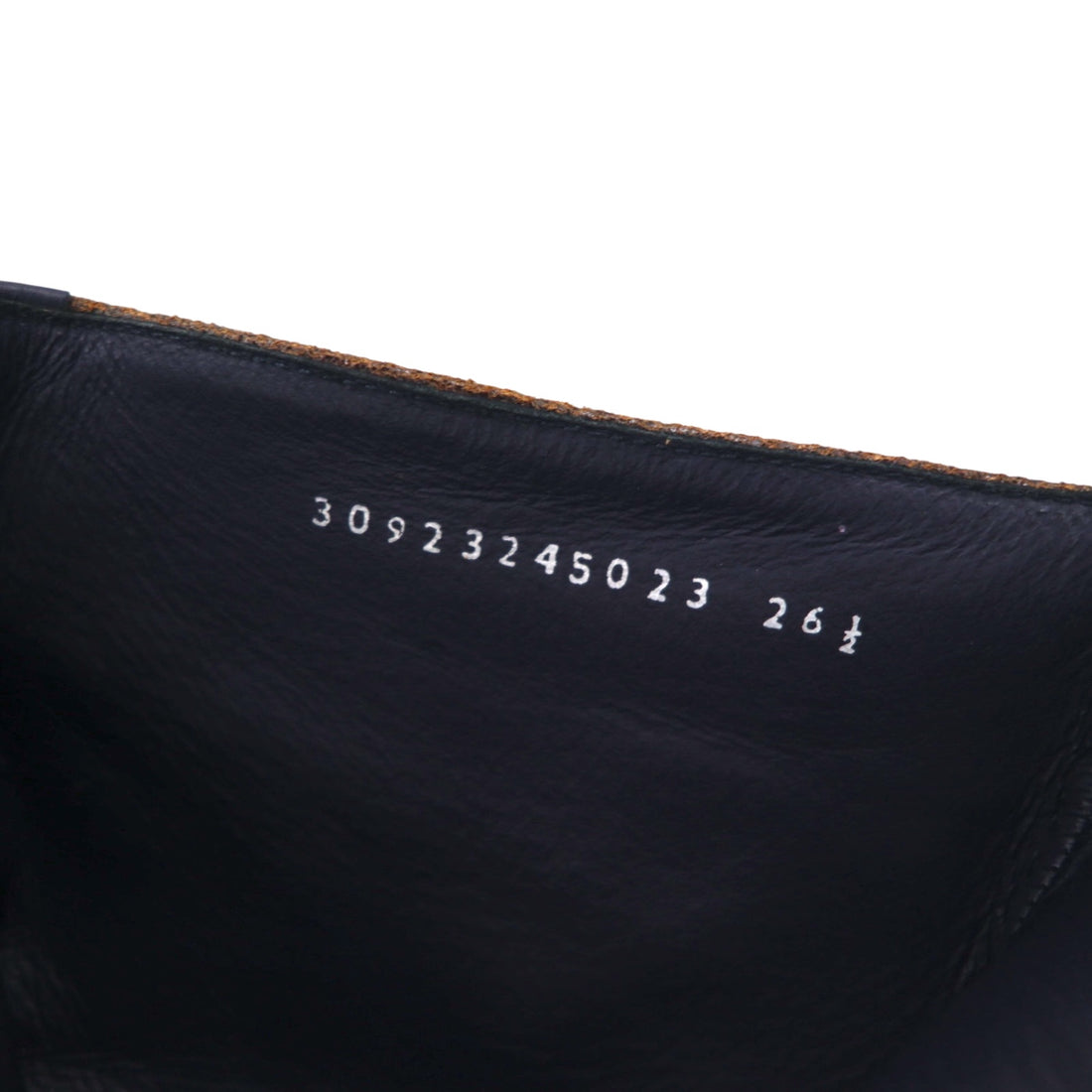 KENZO Japanese-made leather side-zip boots, size 26.5cm, cracked finish, Goodyear welt construction, 30923245023