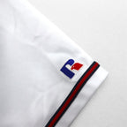RUSSELL ATHLETICS 90s MLB Baseball Shirt L White Polyester Braves Numbering