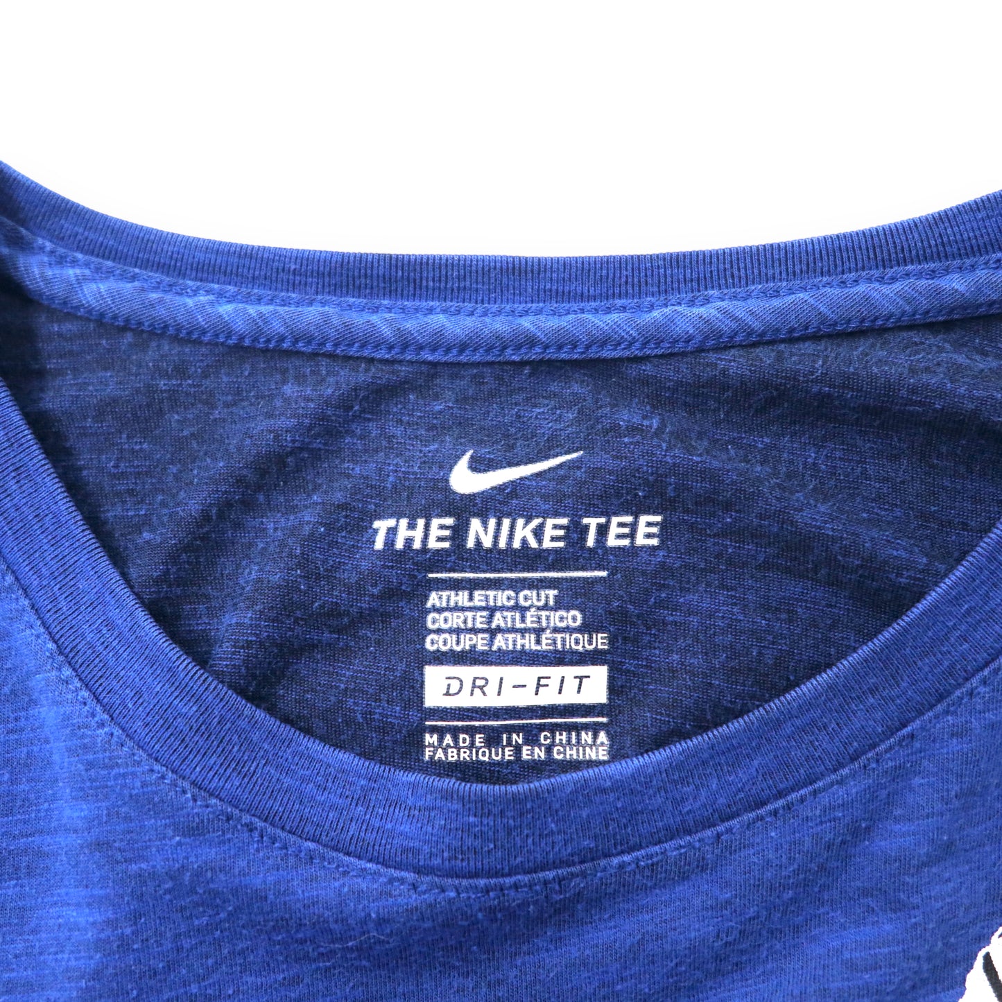 NIKE スウォッシュロゴ プリントTシャツ XXL ブルー コットン ビッグサイズ