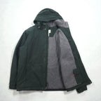 L.L.Bean 防水 マウンテンパーカー 中綿 フリースライナー XL グリーン Thinsulate フード収納 DCY5