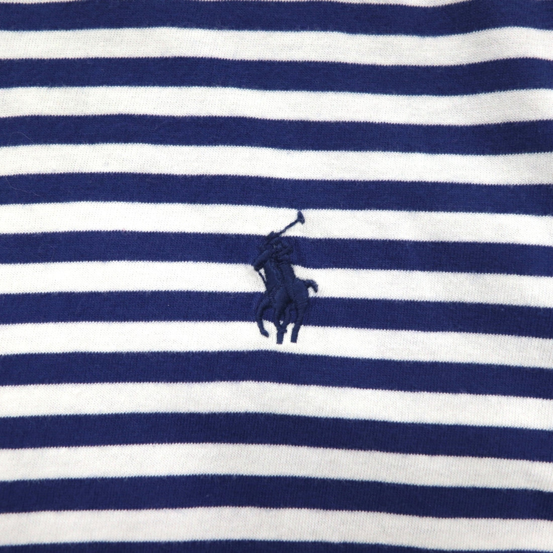 POLO RALPH LAUREN ボーダー Tシャツ L ネイビー ホワイト コットン スモールポニー刺繍