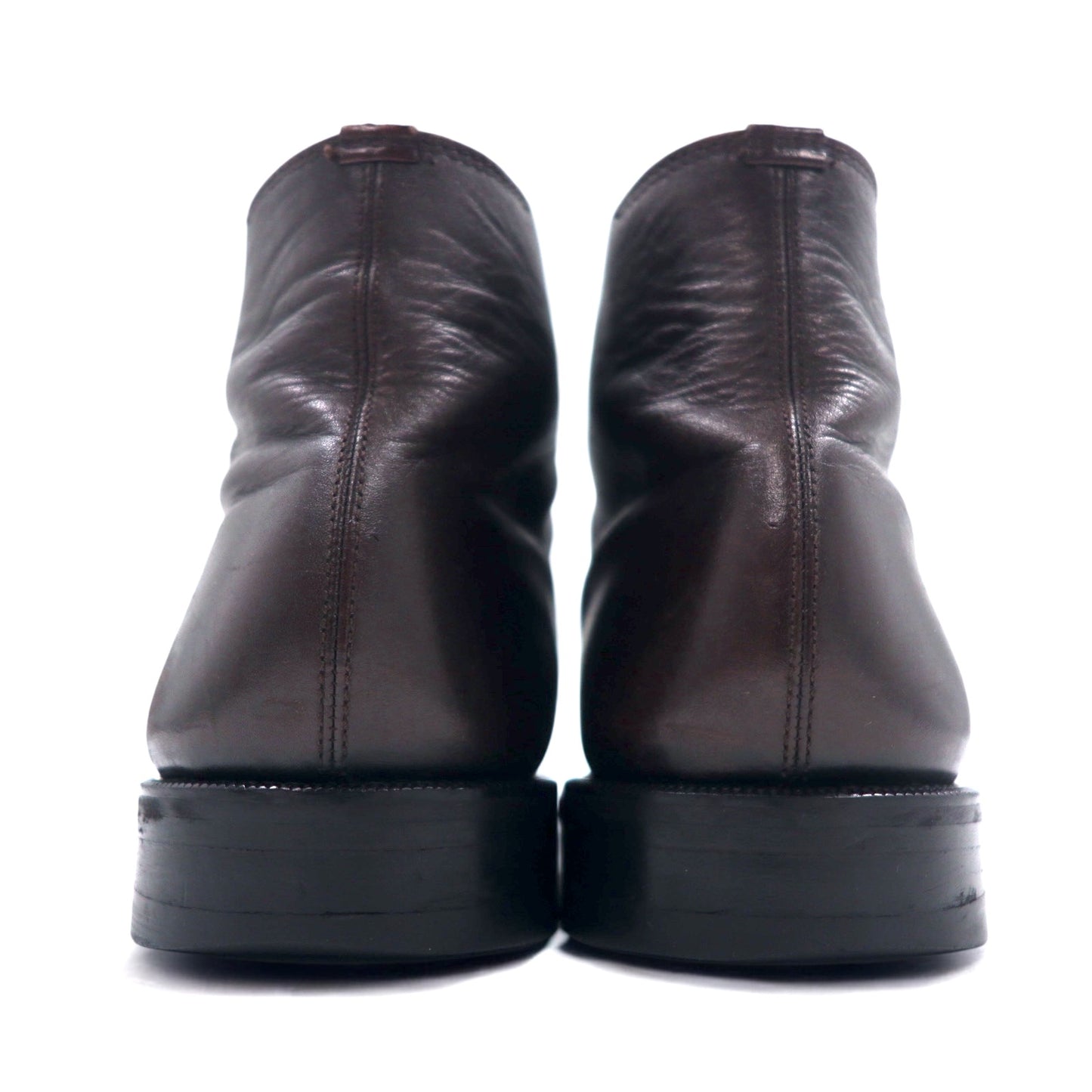 BURBERRY チャッカブーツ アンクルブーツ 27cm ブラウン レザー BU1520